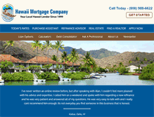 Tablet Screenshot of hawaiimortgage.net